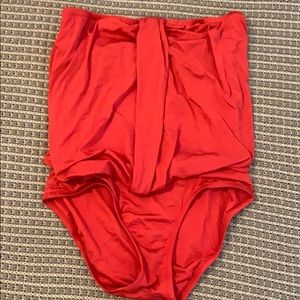 Jcrew strapless bathing suit!